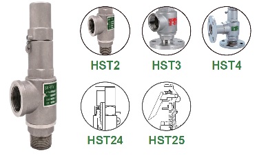 HST Valvula de Seguridad Acero Inoxidable HANTS
