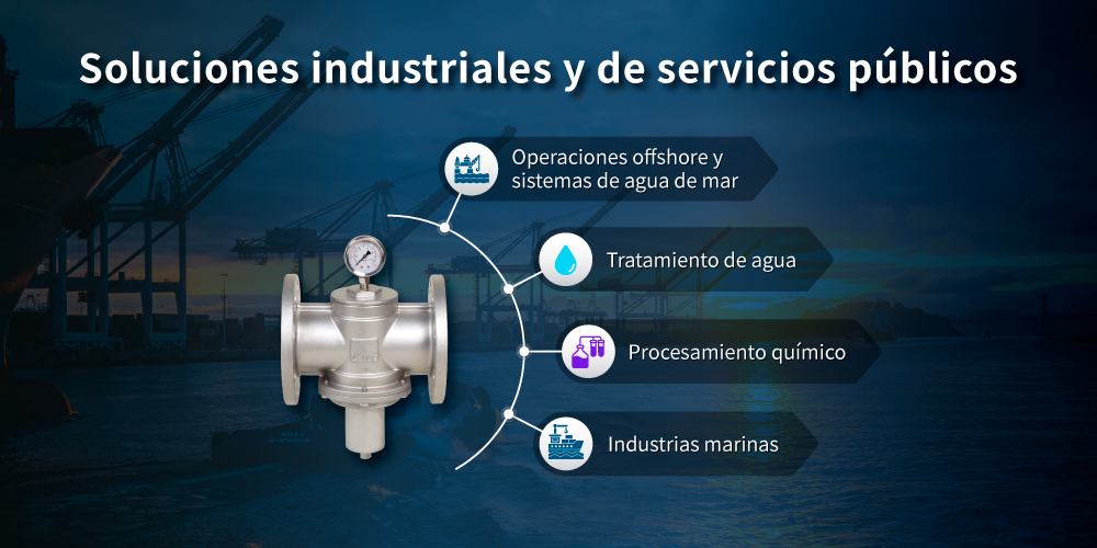 Aplicaciones de la válvula de alivio de presión Z-Tide de acero inoxidable dúplex