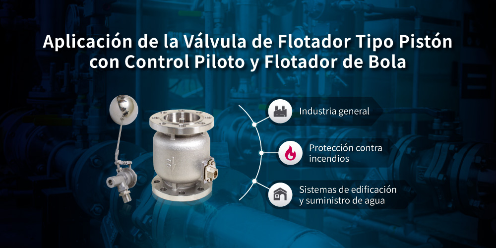Aplicación de la válvula de flotador tipo pistón Z-Tide con interruptor de bola flotante