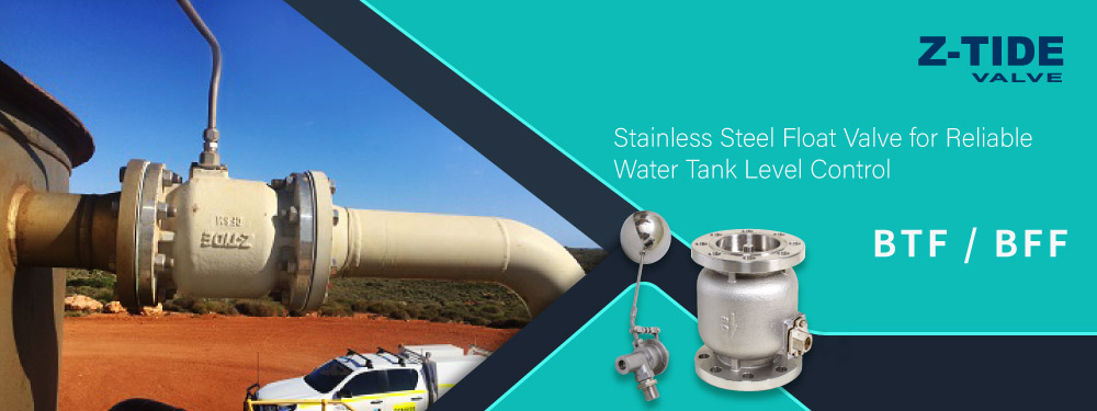 Instalación de válvula de flotador en exteriores en Australia Instalación de válvula de flotador Z-Tide en exteriores en Australia